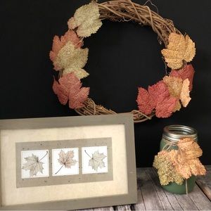 ✨Three-Piece Set✨ Autumn Leaves Farmhouse Living